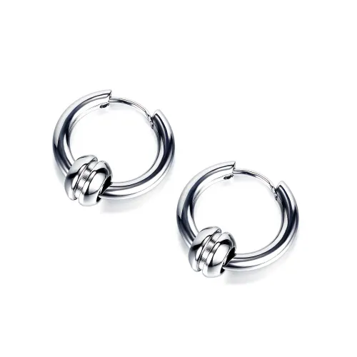 Wholesale Stainless Steel Hoop Earrings For Men