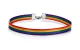 Wholesale Rainbow Choker Chain Ribbon Simple Necklace