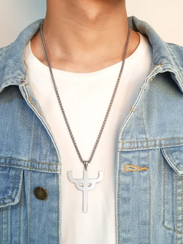 Wholesale Stainless Steel Judas Saint Le Pendant Necklace