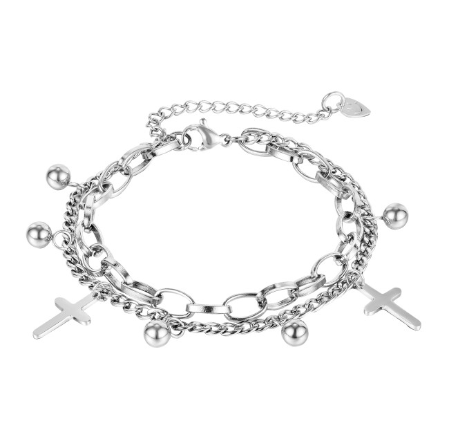 Wholesale Stainless Steel Fashion Women's Multi-strand Bracelet