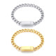 Wholesale Stainless Cutest Curb Chain Bracelet