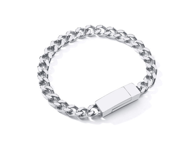 Wholesale Stainless Cutest Curb Chain Bracelet