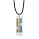 Wholesale Stainless Steel Pride Dog Tag Rectangular Pendant