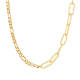 Wholesale Steel Splicing Figaro Chain Necklace