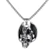 Wholesale Stainless Men's Punk Retro Skull Pendant
