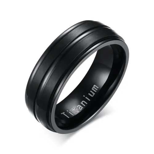 Wholesale Groove Titanium Rings from China