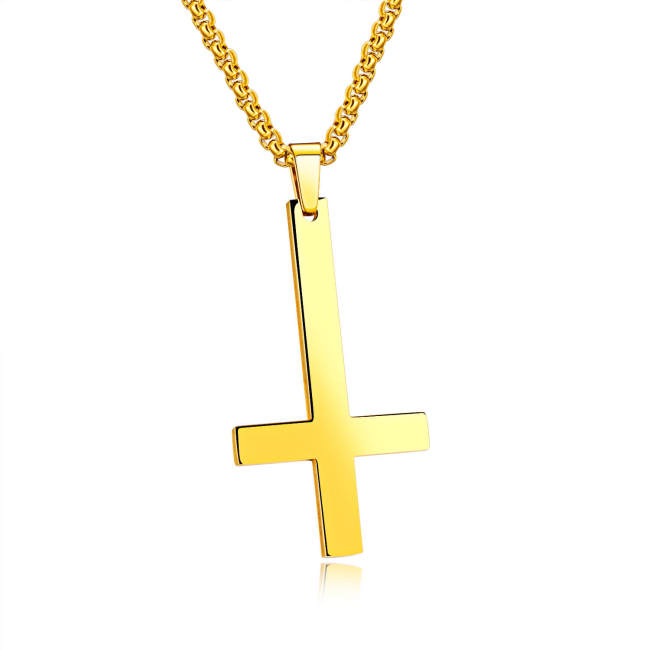 Wholesale Stainless Steel St. Peter's Inverted Cross Pendant