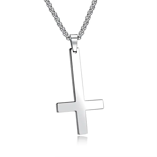 Wholesale Stainless Steel St. Peter's Inverted Cross Pendant