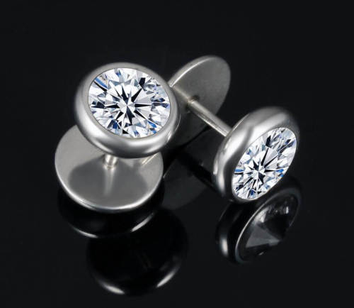 Wholesale Stainless Round Barbell Screw Back Stud Earrings