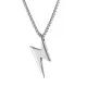 Wholesale Stainless Steel Mens Flash Pendant Necklace