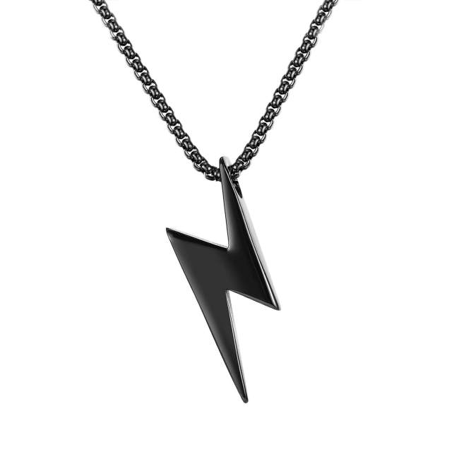 Wholesale Stainless Steel Mens Flash Pendant Necklace