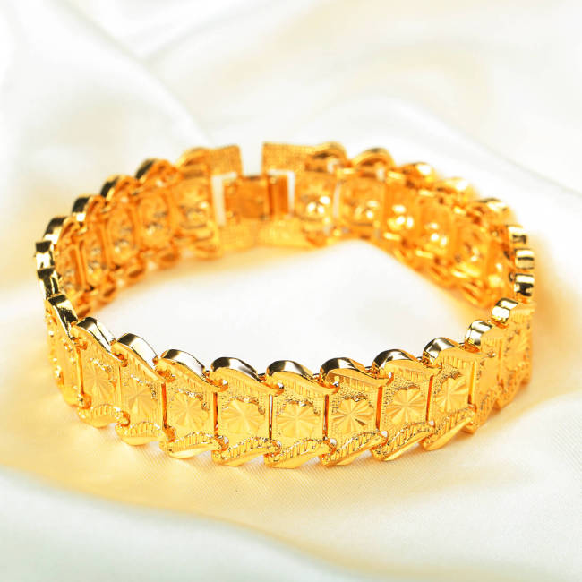 Wholesale Golden Brass Bracelet For Men