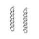 Wholesale Stainless Steel Curb Chain Link Earrings