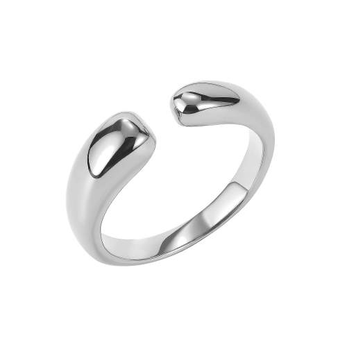 Wholesale Stainless Steel Water Drop Open Ring