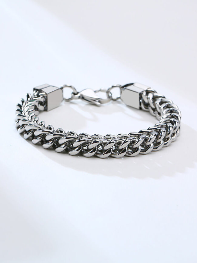 Wholesale Stainless Steel Foxtail Chain Link Bracelet