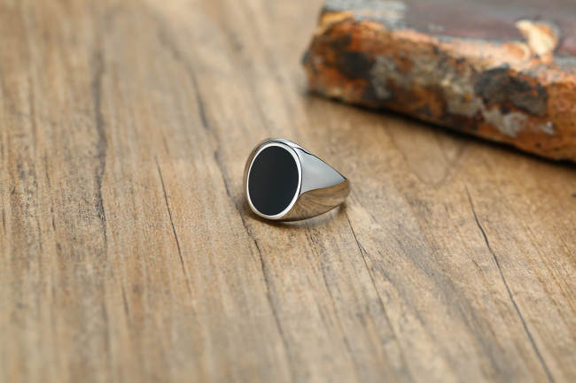 Wholesale Stainless Steel Classic Men's Seal Ring