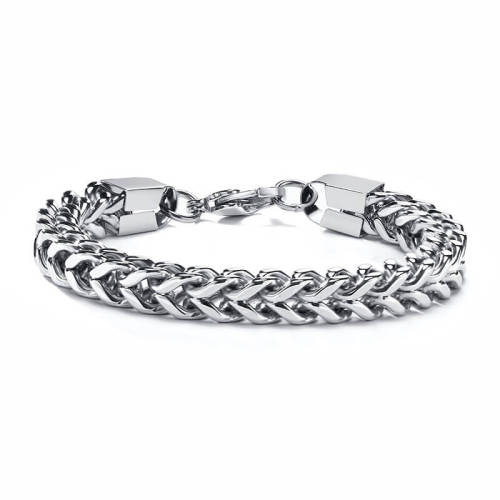 Wholesale Stainless Steel Foxtail Chain Link Bracelet