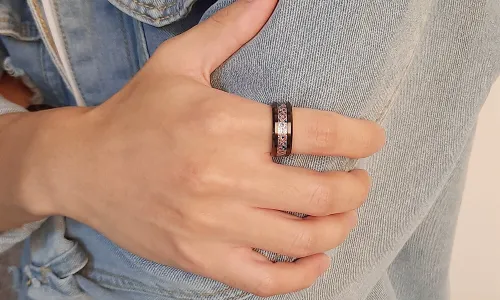 Wholesale Unisex Gear Wheel Tungsten Ring
