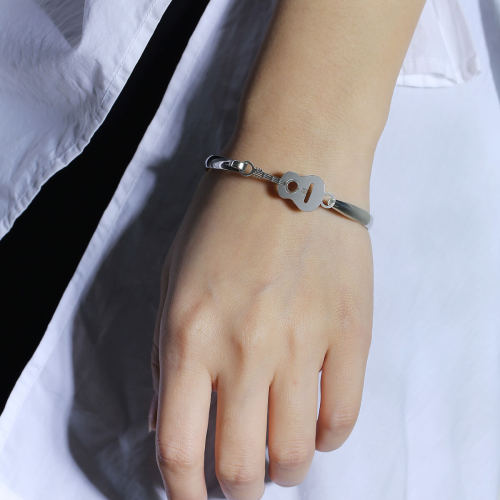 Wholesale Stainless Steel Guitar Bangle for Musician