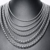 Wholesale Stainless Steel Keel Chain Necklace