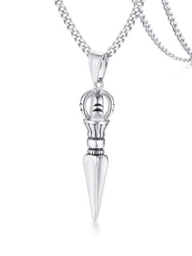 Wholesale Stainless Steel Spear Pendant necklace