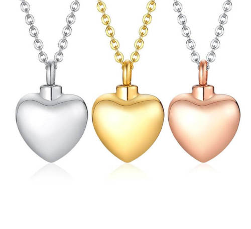 Wholesale Stainless Steel Heart Cremation Pendant