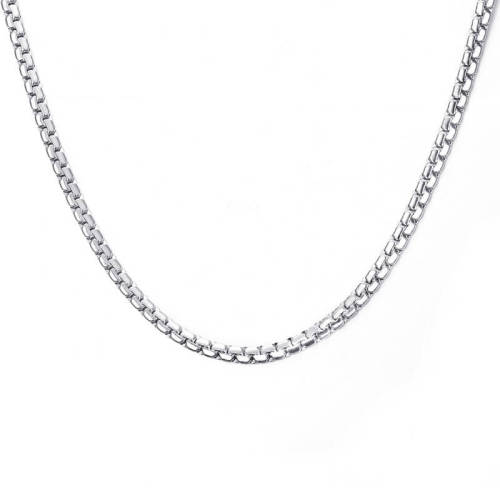 Wholesale Stainless Steel Men's Box Chain Necklace