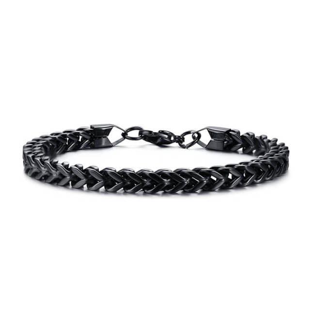 Wholesale Stainless Steel Men's Curb Chain Bracelet