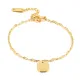 Wholesale Stainless Steel Women Coffee Bean Bracelet with Disc