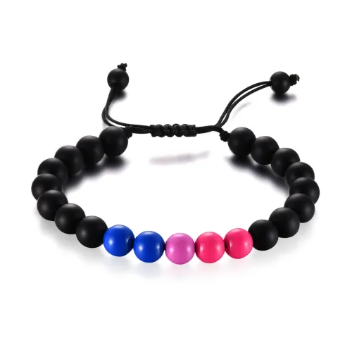 Wholesale Acrylic and Carnelian Beads Bracelet