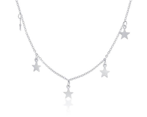 Wholesale Stainless Steel Star Choker Necklace