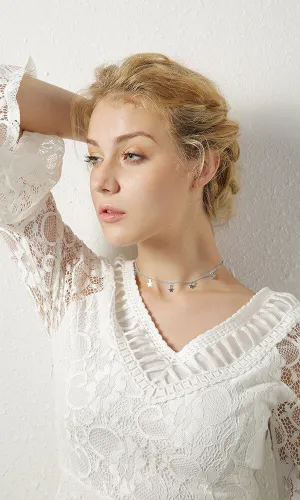 Wholesale Stainless Steel Star Choker Necklace