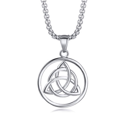 Wholesale Stainless Steel Irish Triquetra Triangle Trinity Knot Pendant