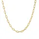 Wholeasle Stainless Steel Hammered Link Chain Necklace