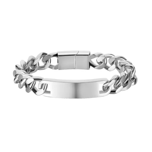 Wholesale Stainless Steel Custom Cuban Link Chain Bracelet