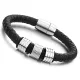 Stainless Steel Leather Bracelet for Beads