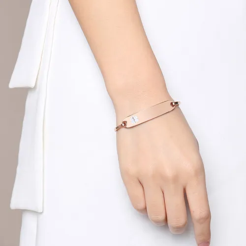 Wholesale Stainless Steel Medical Alert ID Bangle Bracelet