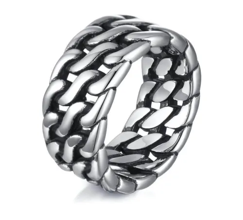 Wholesale Stainless Steel Vintage Chunky Chain Ring