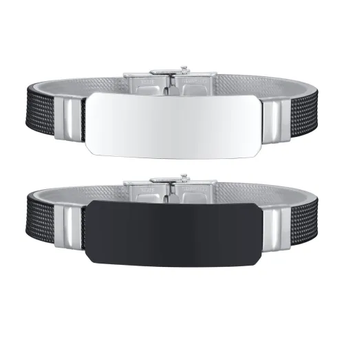 Wholesale Stainless Steel Mesh Watch Band ID Bracelet