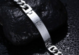 Stainless Steel Maze Tag Bracelets for Men