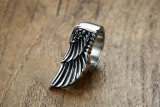 Wholesale Stainless Steel Mens Wing Ring