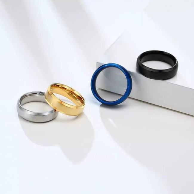 Wholesale Stainless Steel Brushed Center and High Polished Edge Ring