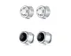 Wholseale Stainless Steel Magnetic Earring Clip With CZ
