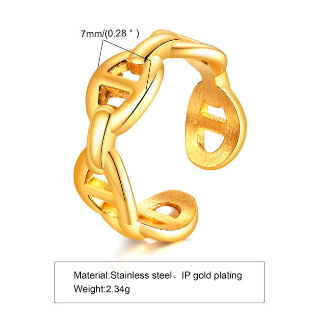 Wholesale Stainless Steel Fashion Women Finger Ring