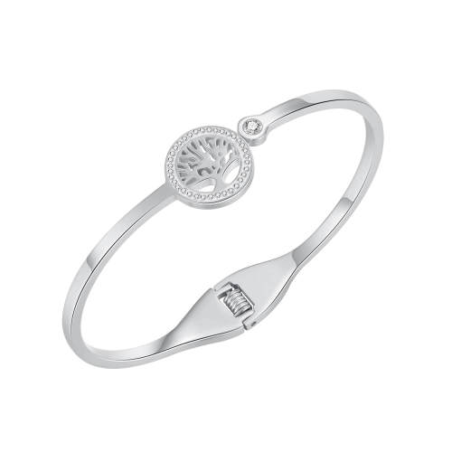 Wholesale Stainless Steel Life Tree Bangle for Women