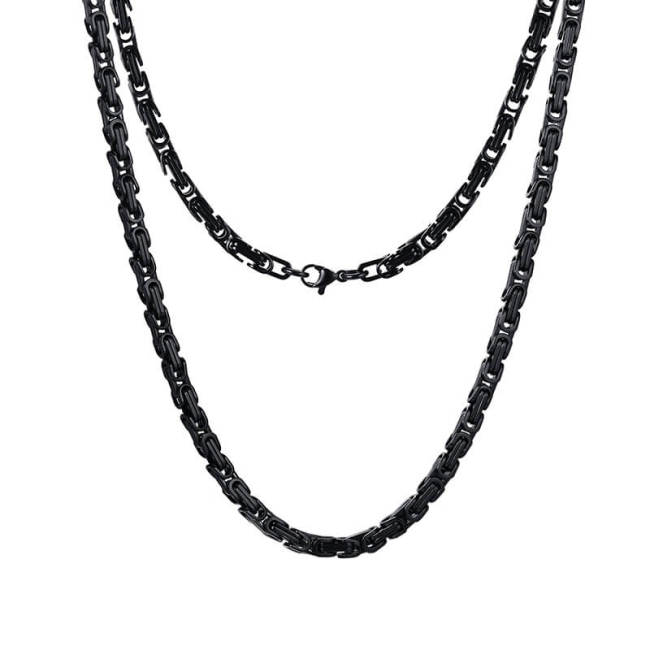 Wholesale Stainless Steel Classic Byzantium Necklace