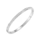 Wholesale Stainless Steel Two Rows CZ Bangle