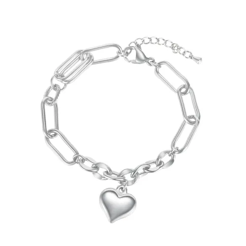 Wholesale Stainless Steel Paperclip Chain & Coffee Bean Chain Bracelet