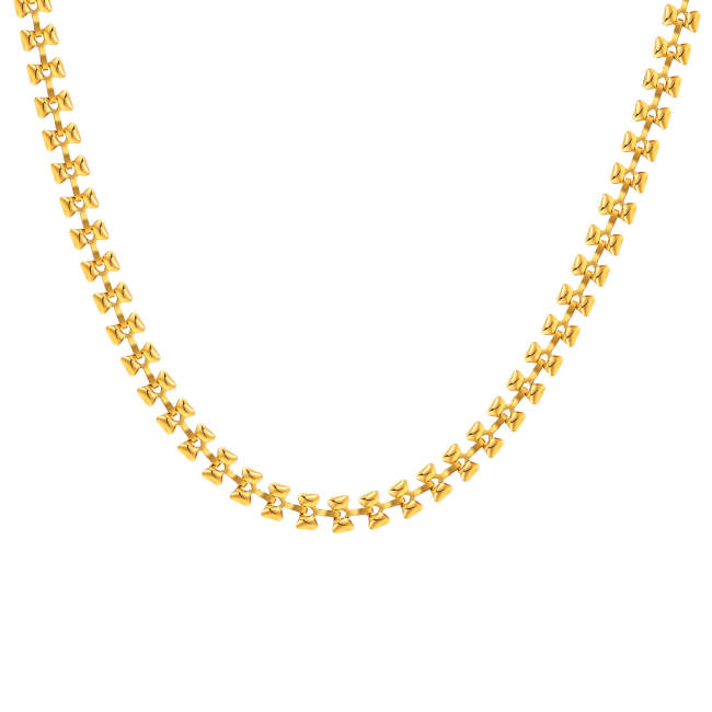 Wholesale Stainless Steel Elegant and Simple Women Necklaces