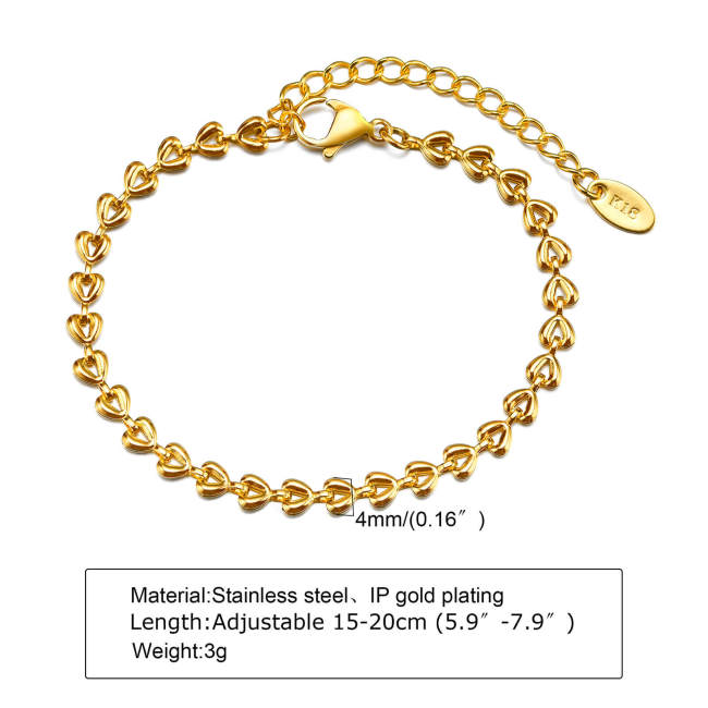 Wholesale Stainless Steel Elegant Women Bracelet